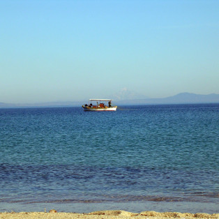 Fishing boat in Kassandra